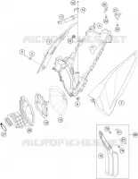 FILTRE A AIR pour Husqvarna FC 450 2014