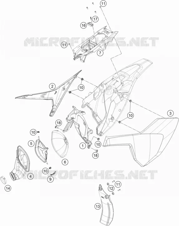 FILTRE A AIR Husqvarna Husqvarna 85 2018 TC 85  TC 85 17/14