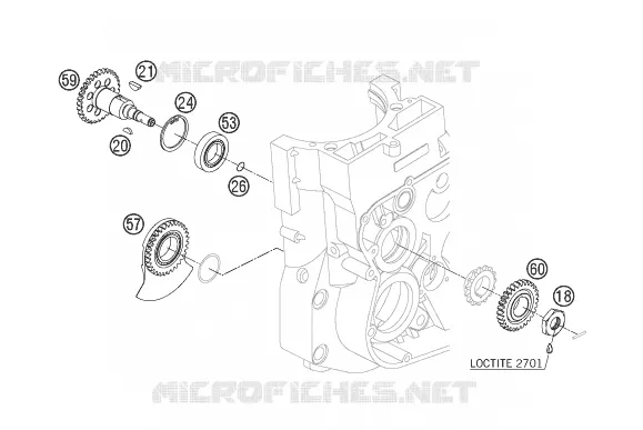 ARBRE D'EQUILIBRAGE Husqvarna Husaberg 650 2006 FS 650 E  FS 650 E