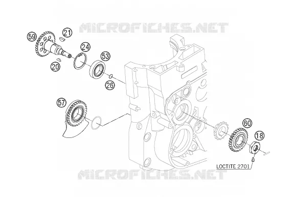 ARBRE D'EQUILIBRAGE Husqvarna Husaberg 650 2006 FS 650 E  FS 650 E