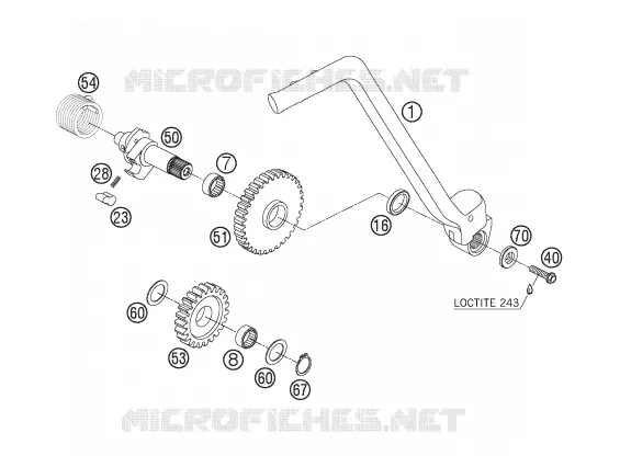 KICK Husqvarna Husaberg 650 2005 FS 650 E  FS 650 E