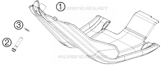 PROTECTION MOTEUR Husqvarna Husaberg 570 2012 FE 570  FE 570