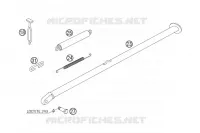 BEQUILLE LATERALE / CENTRALE pour Husqvarna FS 550 E 2008