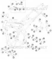 CADRE pour Husqvarna FS 550 E 2008