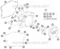 CARTER EMBRAYAGE pour Husqvarna FS 550 E 2008