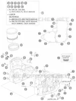 CARTER MOTEUR pour Husqvarna FS 550 E 2008