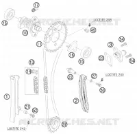 DISTRIBUTION pour Husqvarna FS 550 E 2008