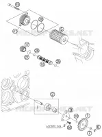 POMPE A HUILE pour Husqvarna FS 550 E 2008