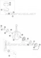 VILEBREQUIN / PISTON pour Husqvarna FS 550 E 2008