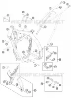 CADRE pour Husqvarna TE 300 2012