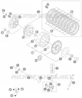 EMBRAYAGE pour Husqvarna TE 300 2012