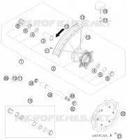 ROUE AVANT pour Husqvarna TE 300 2012