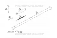 BEQUILLE LATERALE / CENTRALE pour Husqvarna FS 450 E 2006
