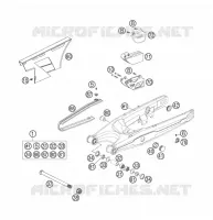 BRAS OSCILLANT  pour Husqvarna FS 450 E 2006