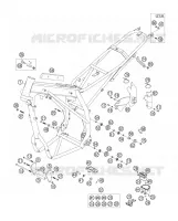 CADRE pour Husqvarna FS 450 E 2006