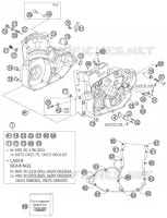CARTER MOTEUR pour Husqvarna FS 450 E 2006