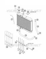 CIRCUIT DE REFROIDISSEMENT pour Husqvarna FS 450 E 2006