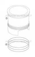 CYLINDRE / CULASSE pour Husqvarna FS 450 E 2006