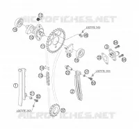 DISTRIBUTION pour Husqvarna FS 450 E 2006