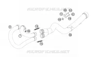 ECHAPPEMENT pour Husqvarna FS 450 E 2006