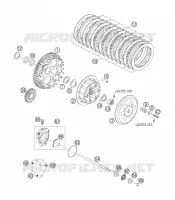 EMBRAYAGE pour Husqvarna FS 450 E 2006
