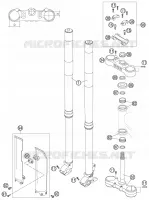 FOURCHE / T DE FOURCHE pour Husqvarna FS 450 E 2006
