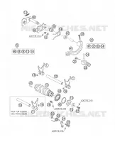 MECANISME DE SELECTION DE VITESSES pour Husqvarna FS 450 E 2006