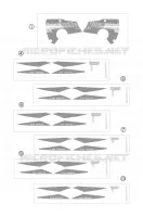 PLASTIQUES pour Husqvarna FS 450 E 2006