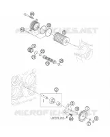 POMPE A HUILE pour Husqvarna FS 450 E 2006