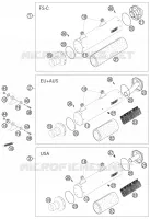 SILENCIEUX D'ECHAPPEMENT pour Husqvarna FS 450 E 2006