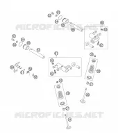 SOUPAPES pour Husqvarna FS 450 E 2006