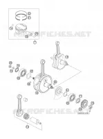 VILEBREQUIN / PISTON pour Husqvarna FS 450 E 2006