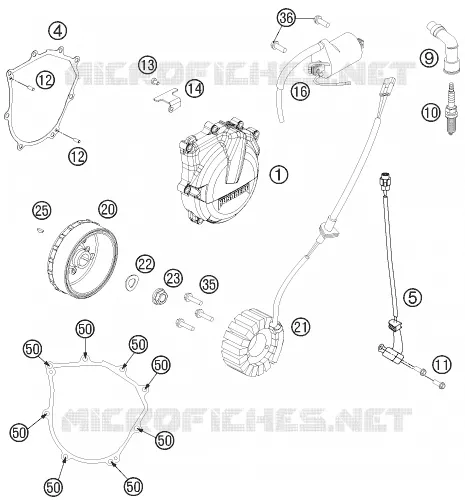 ALLUMAGE Husqvarna Husaberg 450 2014 FE 450  FE 450