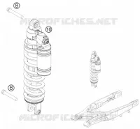 AMORTISSEUR pour Husqvarna FE 450 2011