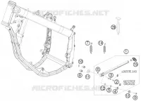 BEQUILLE LATERALE / CENTRALE pour Husqvarna FE 450 2011
