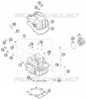 CULASSE pour Husqvarna FE 450 2011