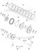 EMBRAYAGE pour Husqvarna FE 450 2011