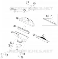 FILTRE A AIR pour Husqvarna FE 450 2011