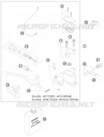 MAITRE CYLINDRE DE FREIN AVANT pour Husqvarna FE 450 2011