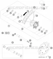 ROUE AVANT pour Husqvarna FE 450 2011