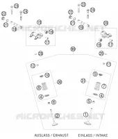 SOUPAPES pour Husqvarna FE 450 2011