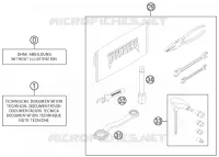 TROUSSE A OUTILS / MANUELS / OPTIONS pour Husqvarna FE 450 2011