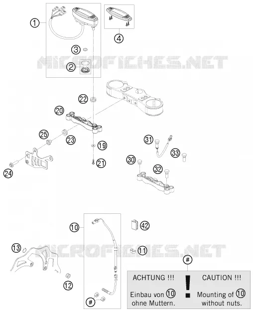 CONTACTEUR A CLE Husqvarna Husaberg 450 2010 FE 450  FE 450