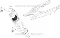 AMORTISSEUR pour Husqvarna TE 250 2014