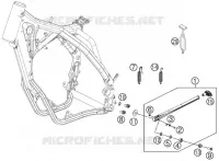 BEQUILLE LATERALE / CENTRALE pour Husqvarna TE 250 2014