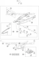 BRAS OSCILLANT  pour Husqvarna TE 250 2014