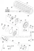 EMBRAYAGE pour Husqvarna TE 250 2014