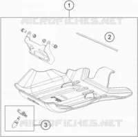 PROTECTION MOTEUR pour Husqvarna TE 250 2014