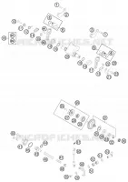 VALVE D'ECHAPPEMENT pour Husqvarna TE 250 2014