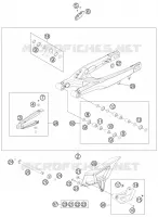 BRAS OSCILLANT  pour Husqvarna TE 250 2012